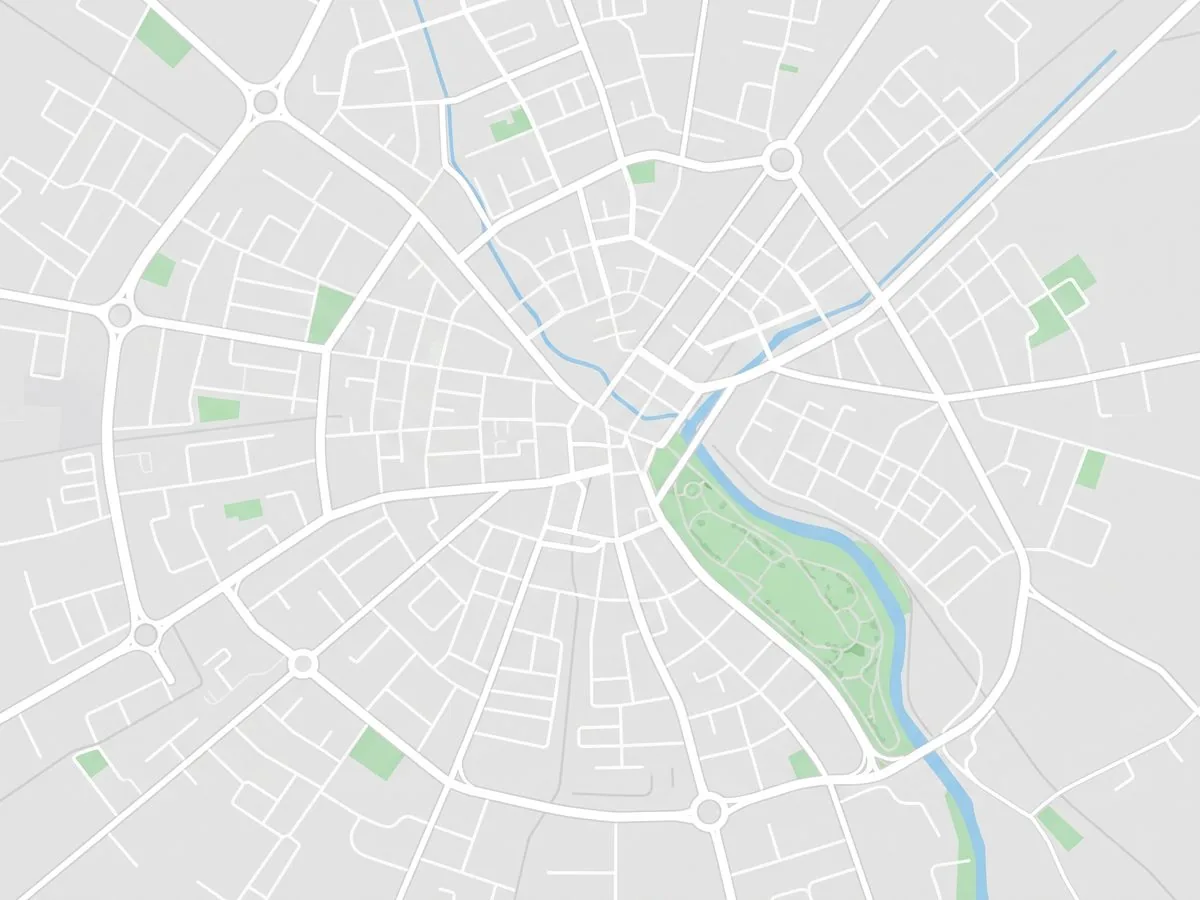 Kartenausschnitt mit der Lage der Kanzlei in der Innenstadt von Hannover